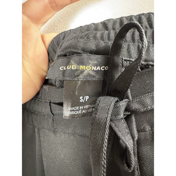 Club Monaco Wide Leg Dress Pants Modern Quiet Luxury Italian Design Work S/P - Picture 4 of 6